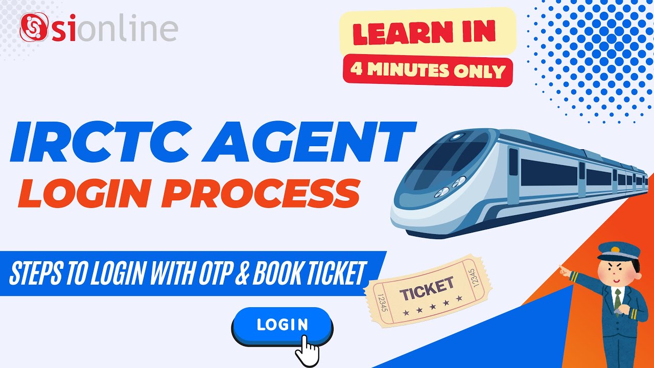 Steps To Login IRCTC Agent ID Through OTP & Book Tickets - in Hindi