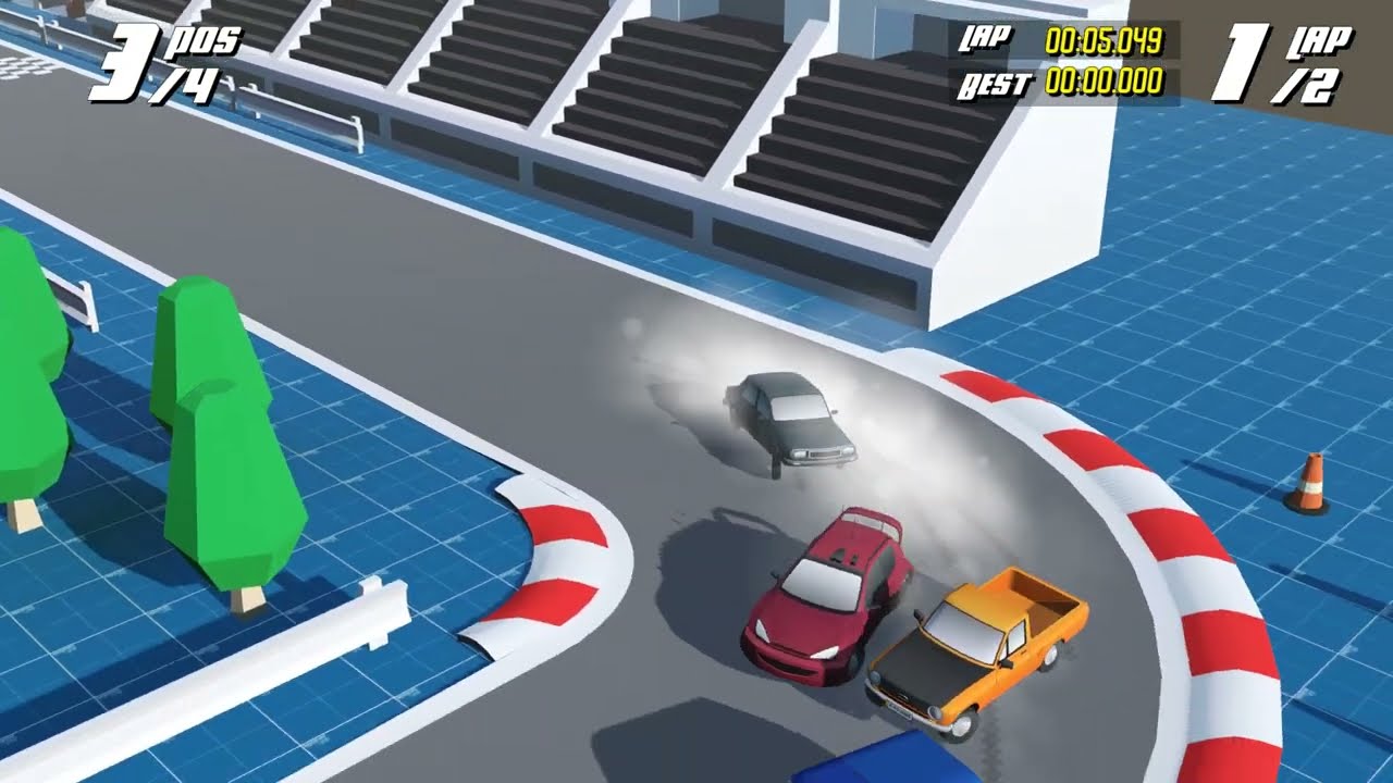 Race 3D Template Godot 4.2 - R12 showcase