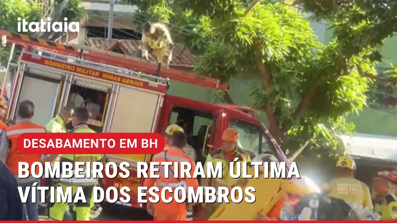 DÉCIMA SEGUNDA VÍTIMA É RETIRADA DOS ESCOMBROS, E BOMBEIROS FAZEM ORAÇÃO APÓS FINALIZAREM O RESGATE