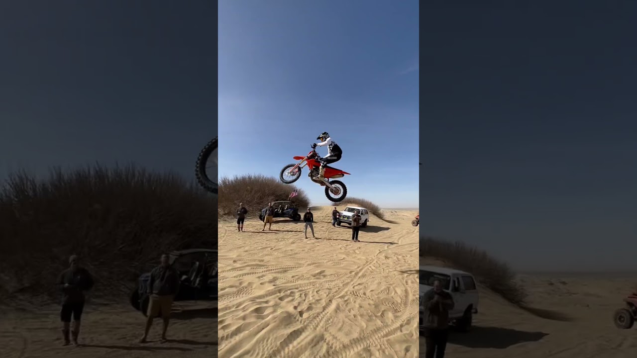 Johnson valley dune jump. 