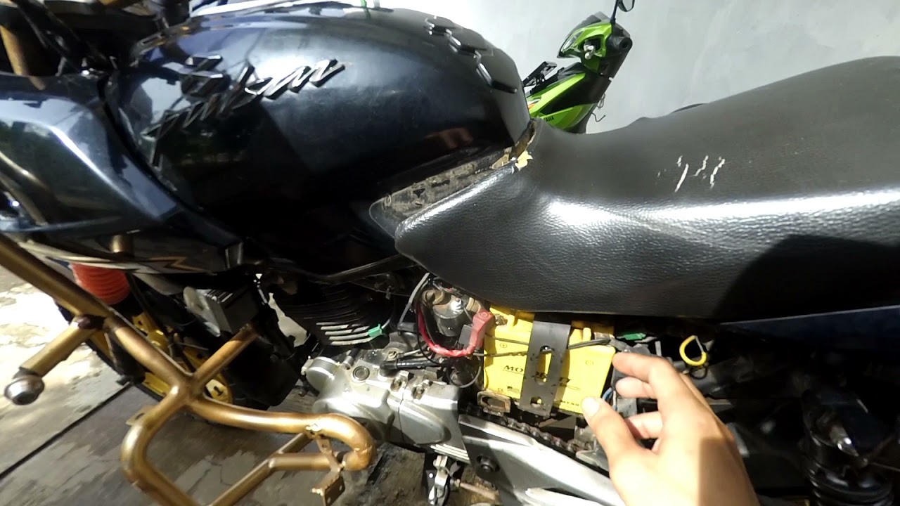 Motor Pulsar di stater susah nyala 