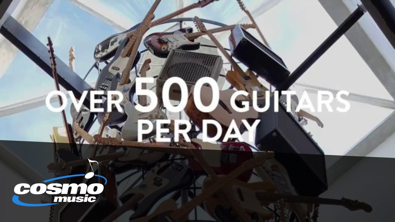 Внутри завода Fender в Мексике