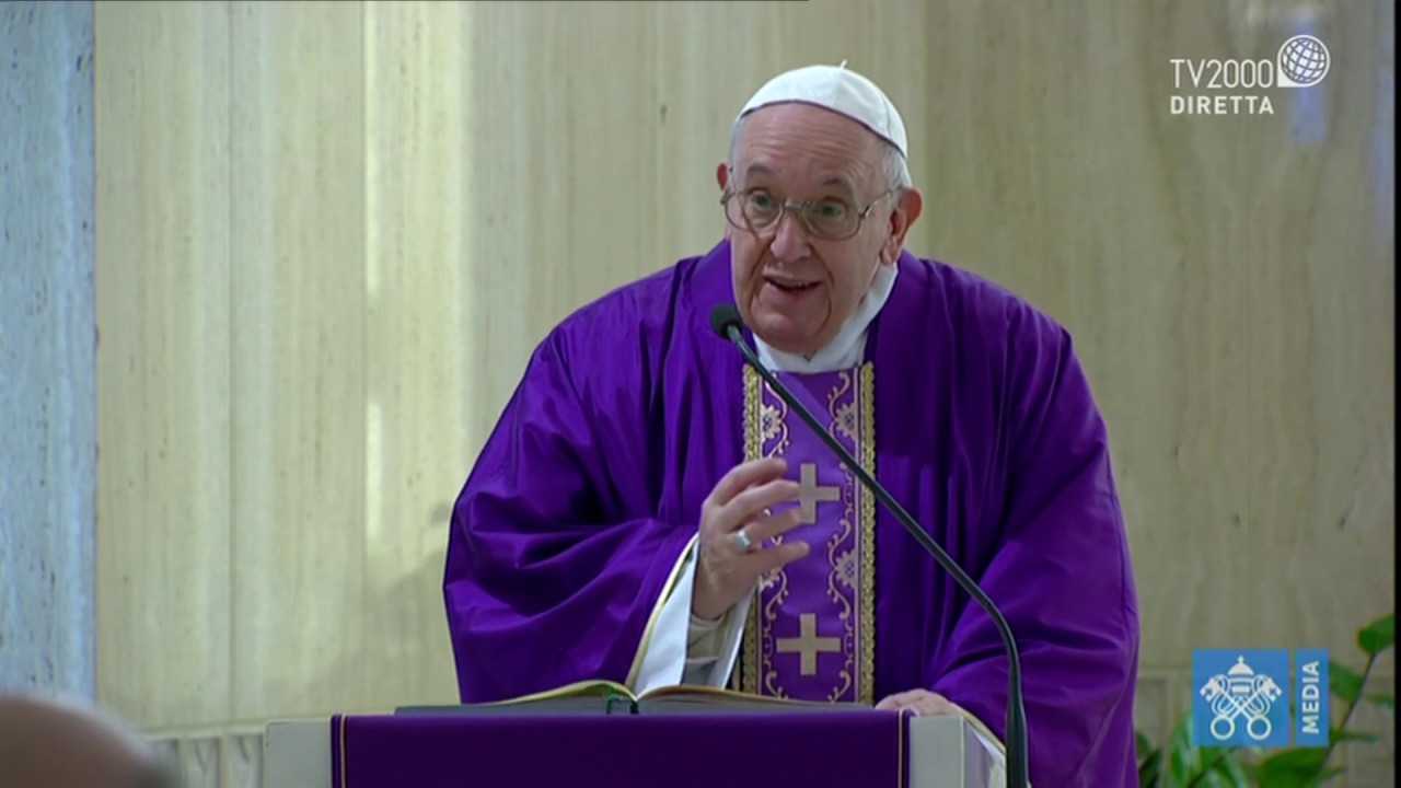 Papa Francesco, omelia a Santa Marta del 10 marzo 2020