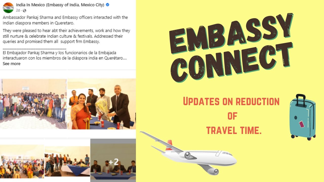 Embassy Connect | Ambassador Pankaj Sharma addressing the possibility of travel time reduction