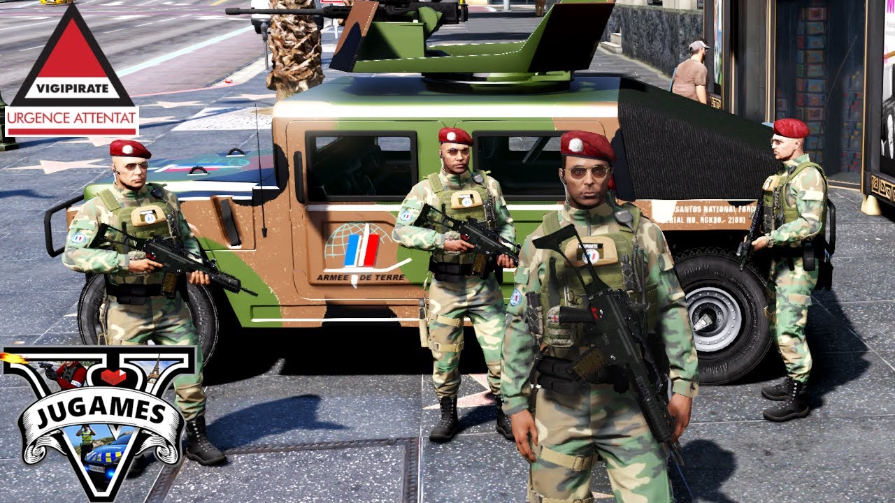 ARMEE DE TERRE PLAN VIGIPIRATE [GTA 5 LSPDFR]