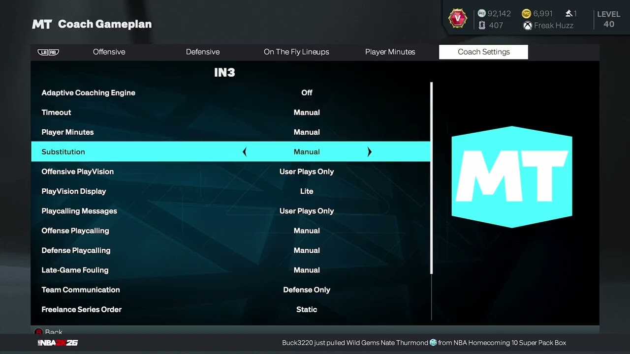 NBA 2K26 MYTEAM X SWITCHING, BEST DEFENSIVE SETTINGS, OFFENSIVE TIPS AND MORE (FREE SAUCE)