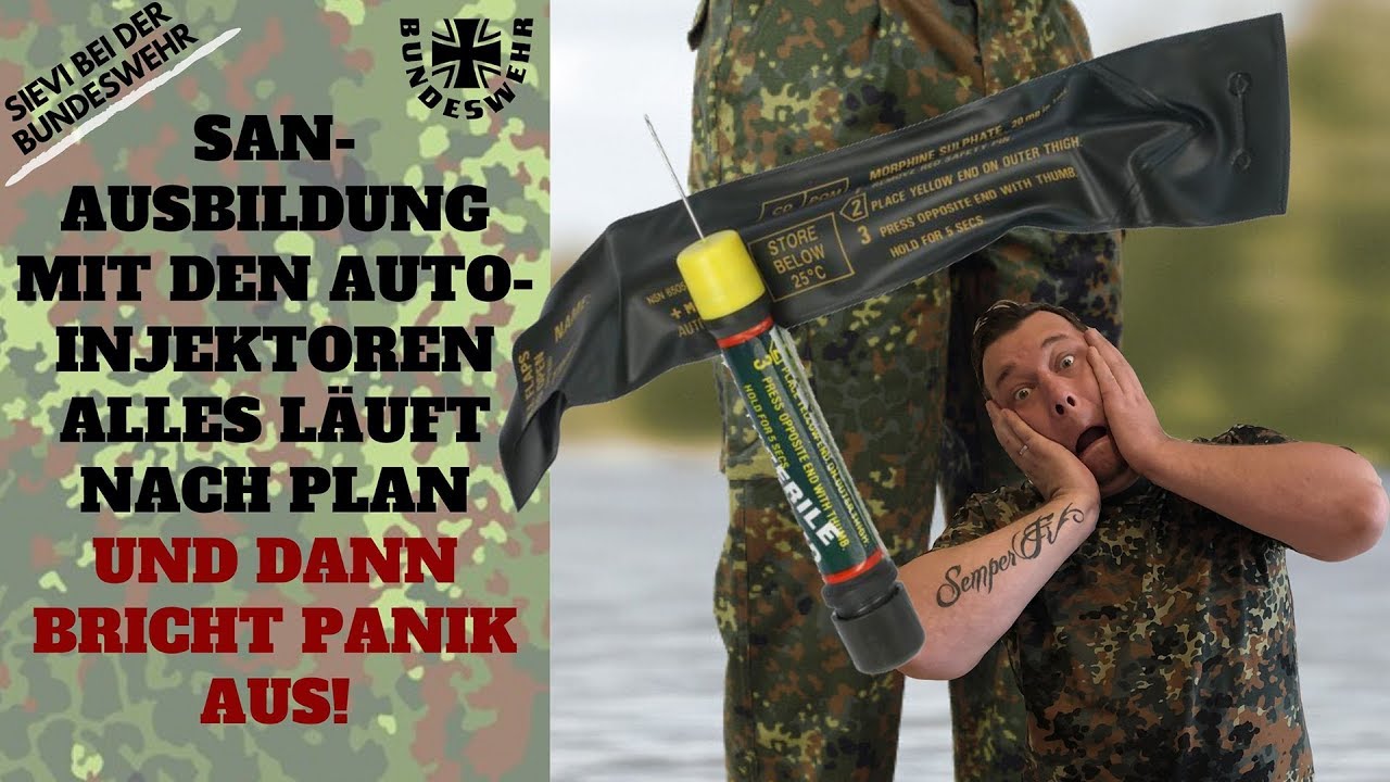 San-Ausbildung mit den Autoinjektoren | Alles läuft nach Plan und dann bricht Panik aus!