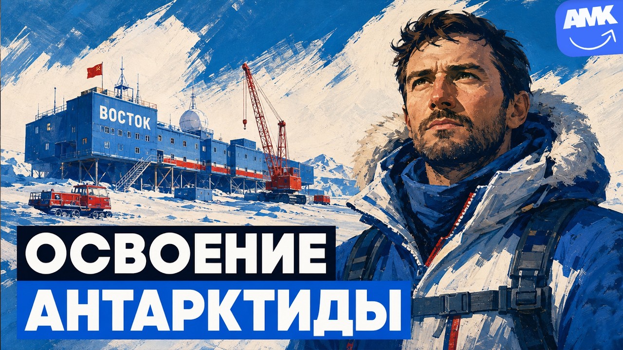 Как Россия прошла ДАЛЬШЕ ВСЕХ в ГЛУБЬ Антарктиды?