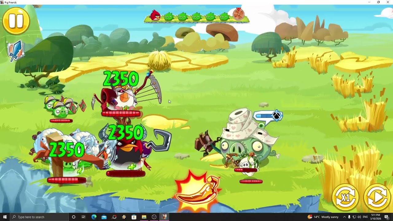 Angry Birds Epic - Confused because of newer combination discovered (Berserker/Hefty + Alphapig)