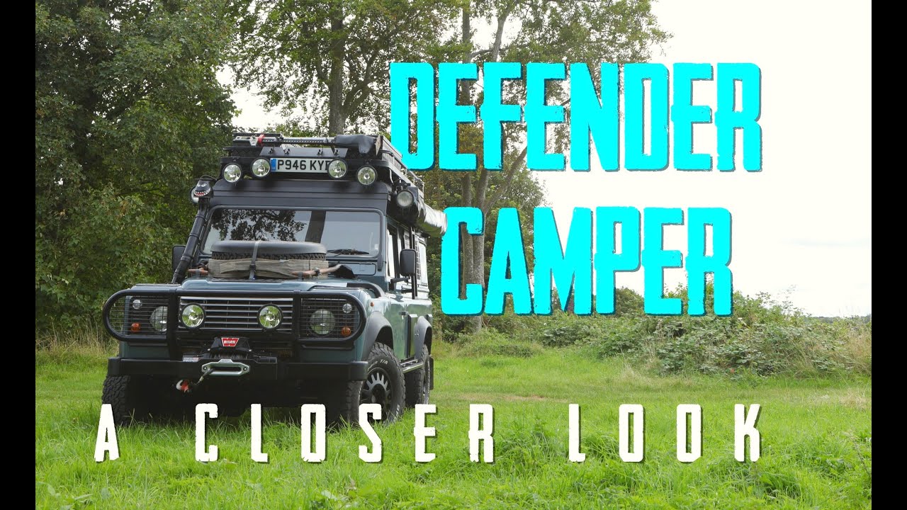Defender Expedition Camper close up look.