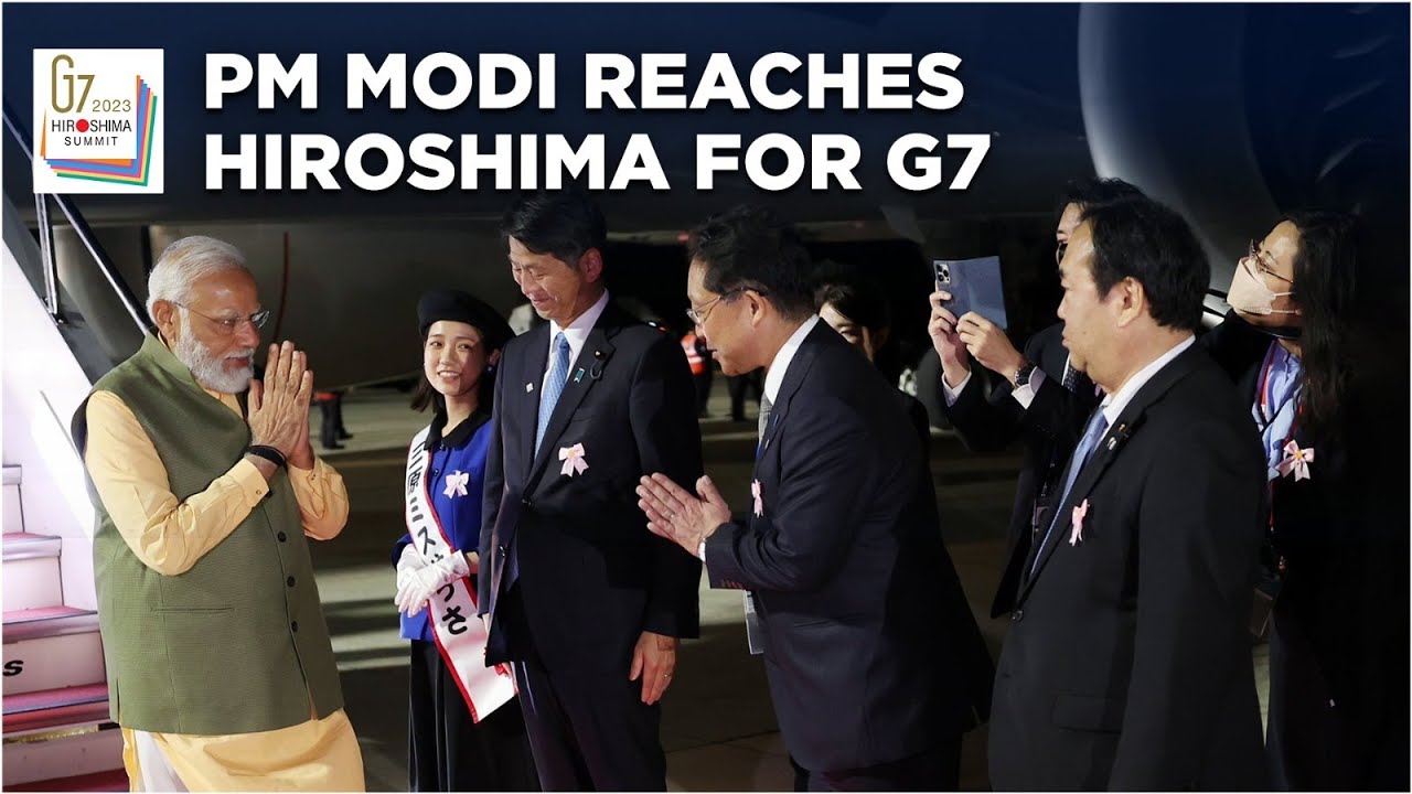PM Modi In Hiroshima News Live: India&rsquo;s G7 Power Play On Display As PM Arrives For G7 Meet