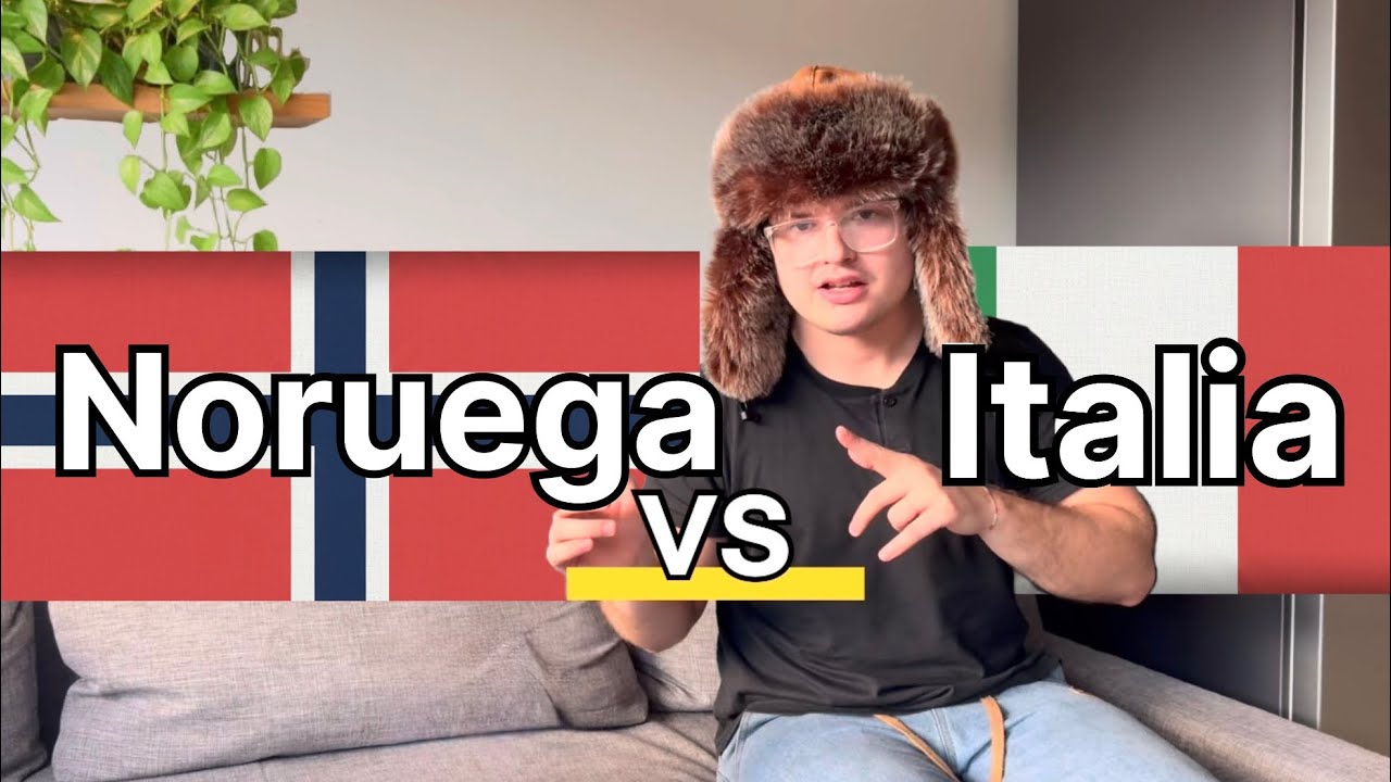 Italia vs Noruega 🇮🇹🇳🇴 | 5 VERDADES sobre Trabajo, Comida, Salud Mental, Fútbol y Relaciones