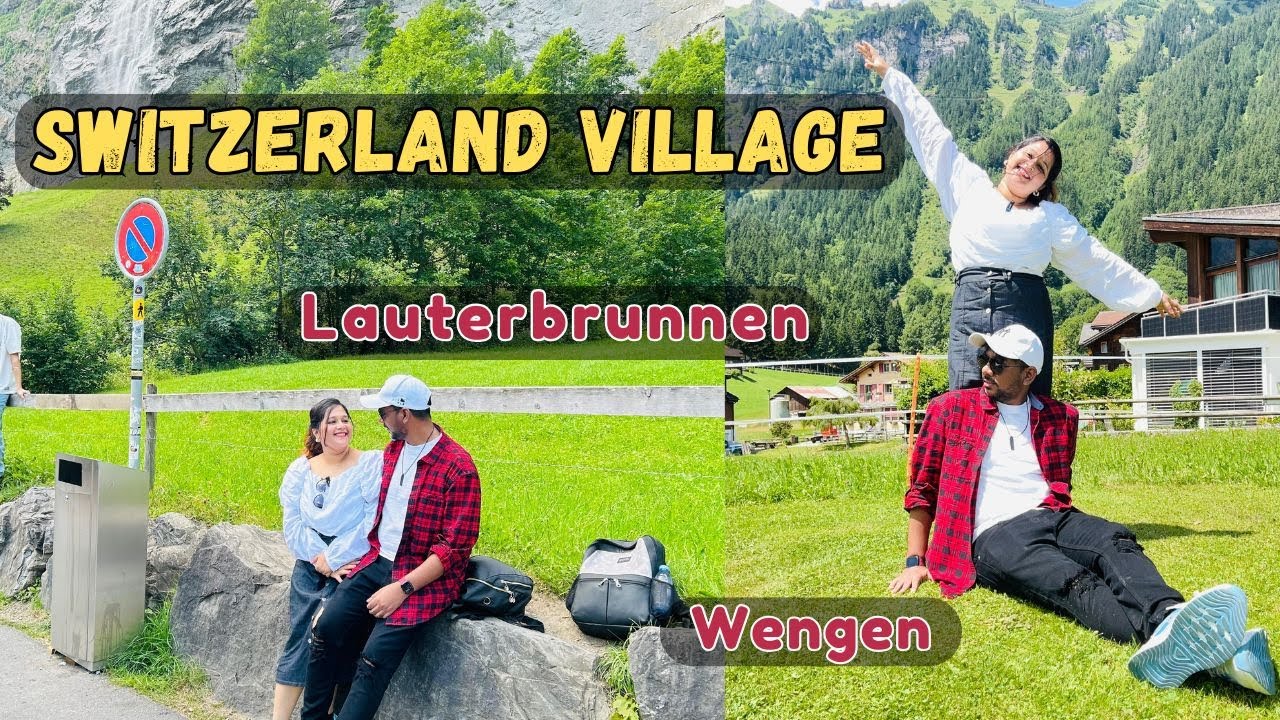 Beautiful villages of Switzerland l Lauterbrunnen l Wengen l Europe Vlog 3