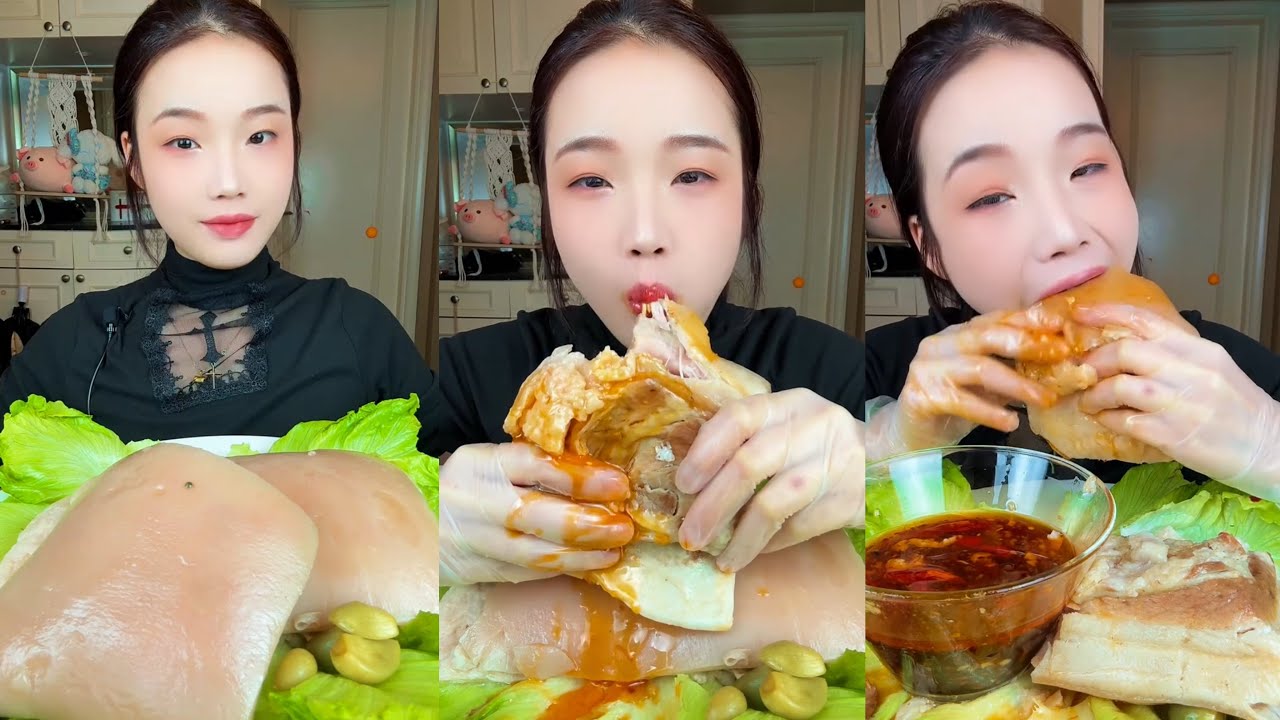 🔥 Juicy Pork Belly Mukbang 🤤🔥 / Big Bite & Spicy Dip!🔥🔥
