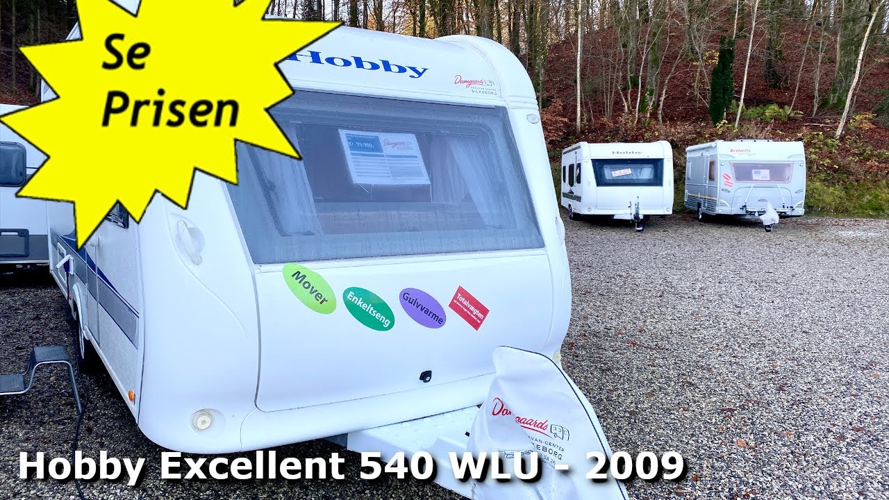 Hobby Excellent 540 WLU - 2009 - Campingvogn