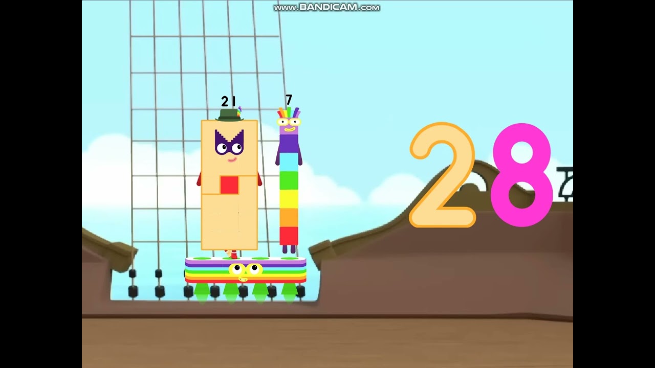 Numberblocks 7 times table on scratch @filmerredcat