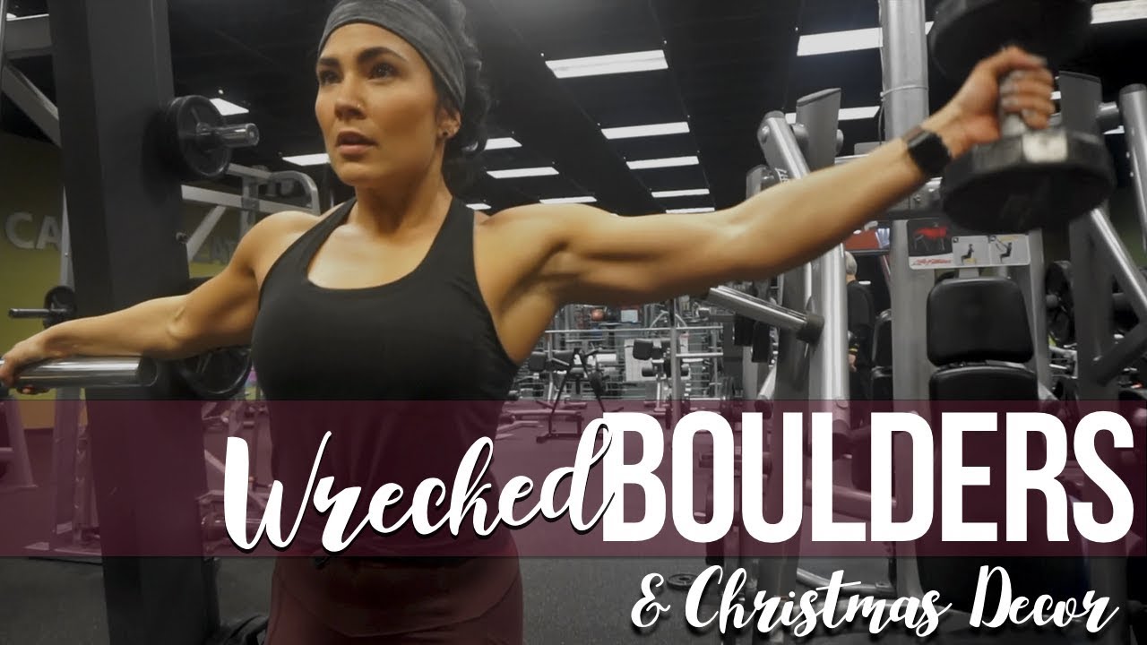 WRECKED MY SHOULDERS | My Christmas Decor | Audacious Athlete Ep. 10