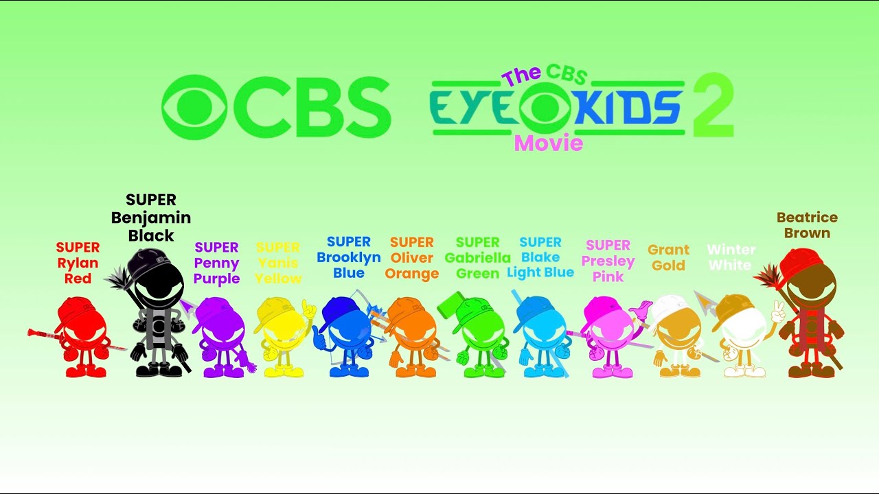 CBS Kids The CBS Eye Kids Movie 2 (2026) SUPER Eyes Heroes - Blaze N Vill  (January 2026) ❤️💜💙💛🧡💚🖤🤍🩶