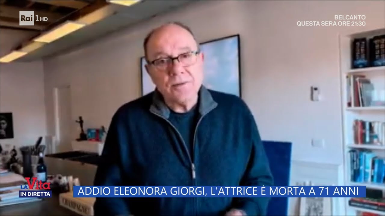 Eleonora Giorgi, la commozione di Carlo Verdone - La vita in diretta 03/03/2025