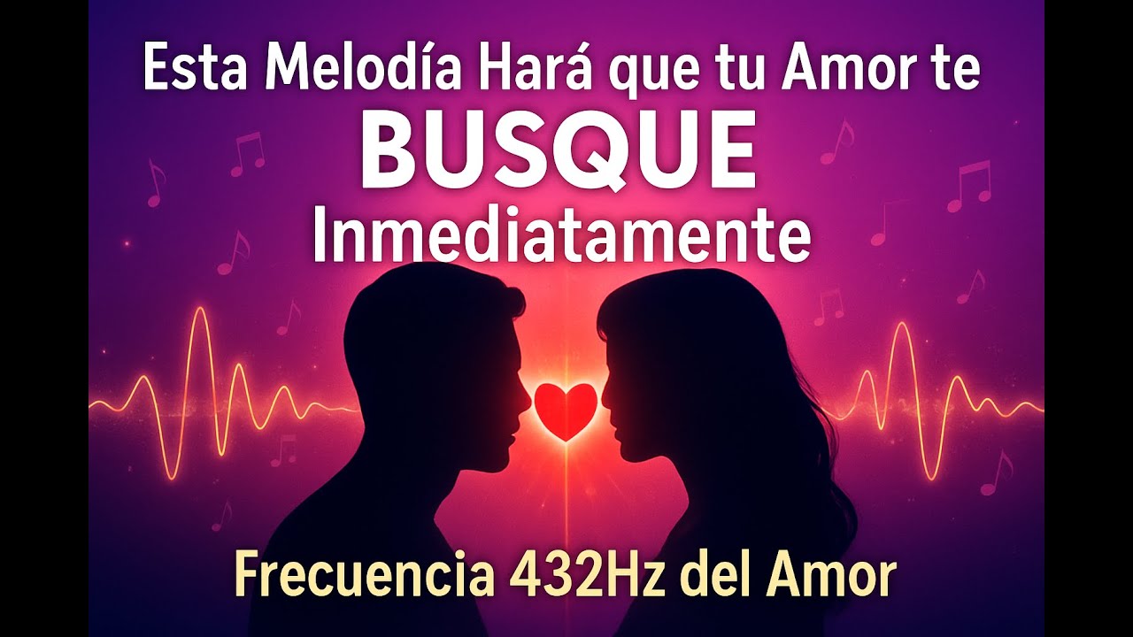 Esta Melod&iacute;a Har&aacute; que tu Amor te BUSQUE Inmediatamente - Frecuencia 432Hz del Amor
