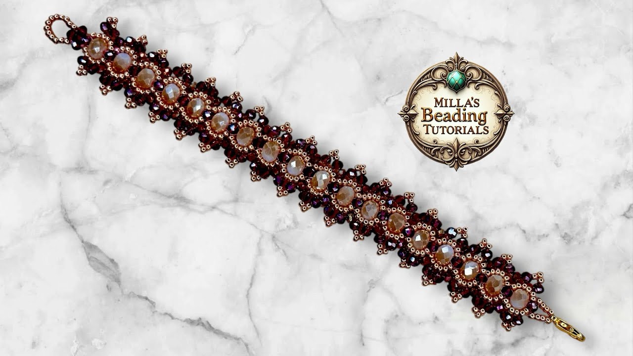 Carmella Beading Wave Bracelet 💎 #beadsjewellery #beading #artesanato #diy