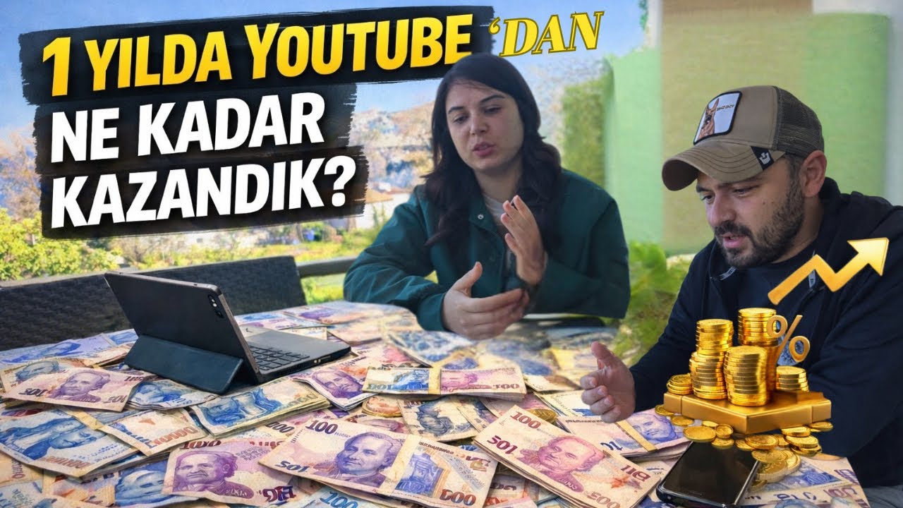 1 YILDIR YOUTUBE YAPIYORUZ..İŞTE HESABIMIZA YATAN PARA VE GERÇEKLER!