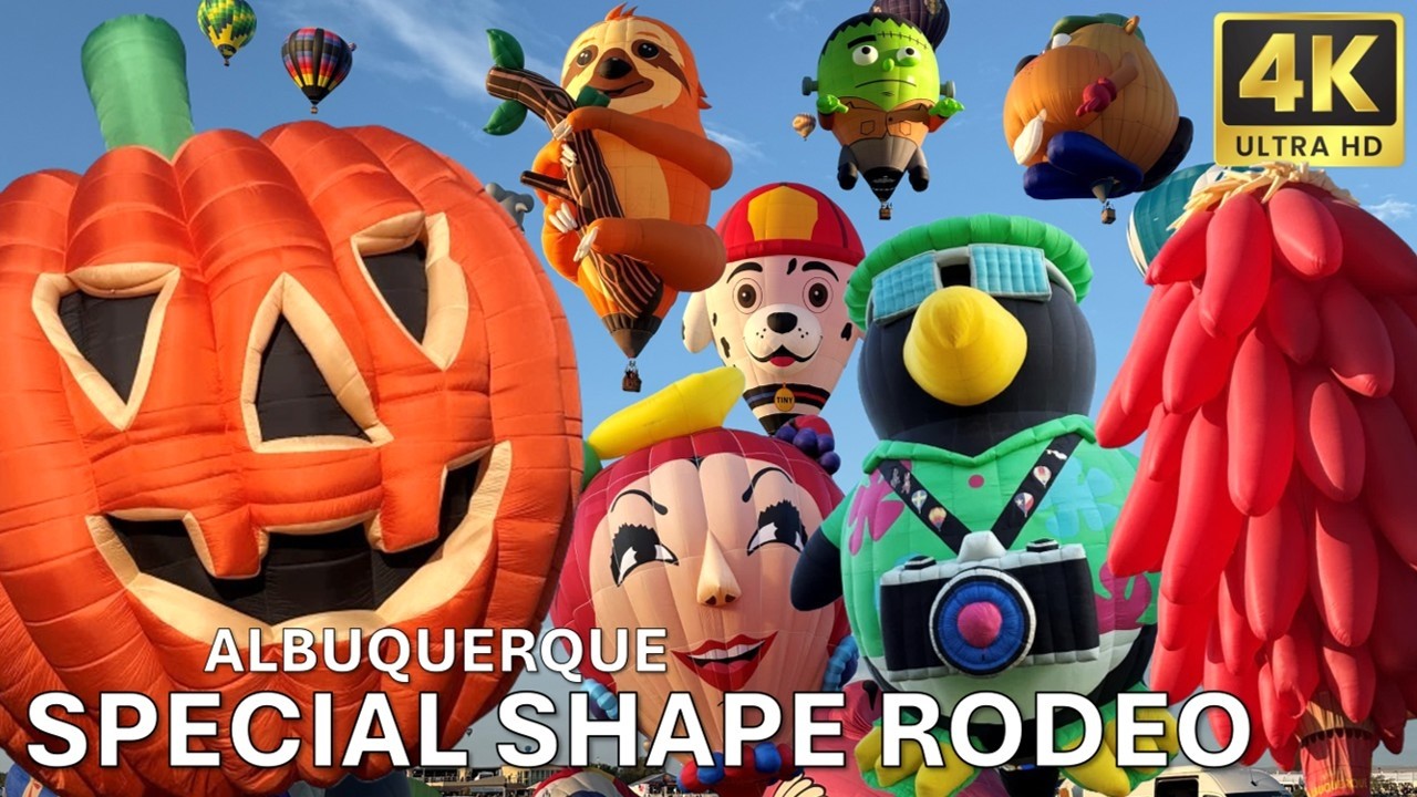 MJ Ballooning | Day 6 Special Shape Rodeo | Albuquerque International Balloon Fiesta 2025 (4K UHD)