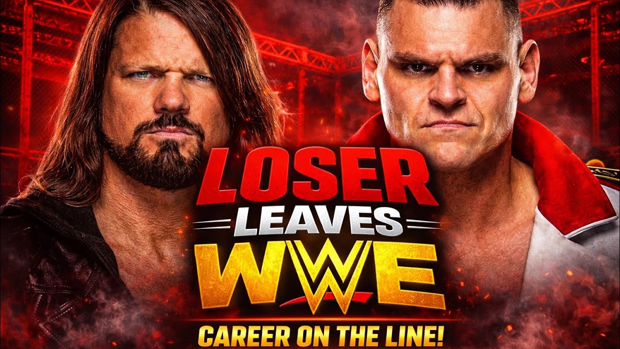 Career On The Line! AJ Styles vs Gunther – Loser Leaves WWE 💀 #wwe #ajstyles #gunther #tna #aew 