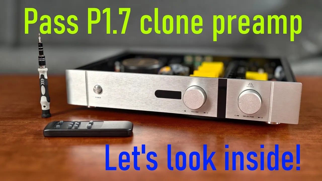 First look at ZeroZone Pass Aleph P1.7 clone preamplifier!