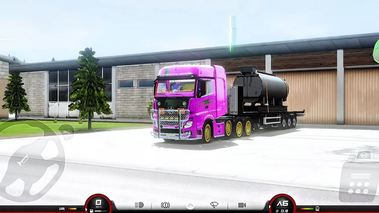 बहुत वजनदार औद्योगिक स्टीम बॉयलर || truck of Europe 3 gameplay 🤯🔥
