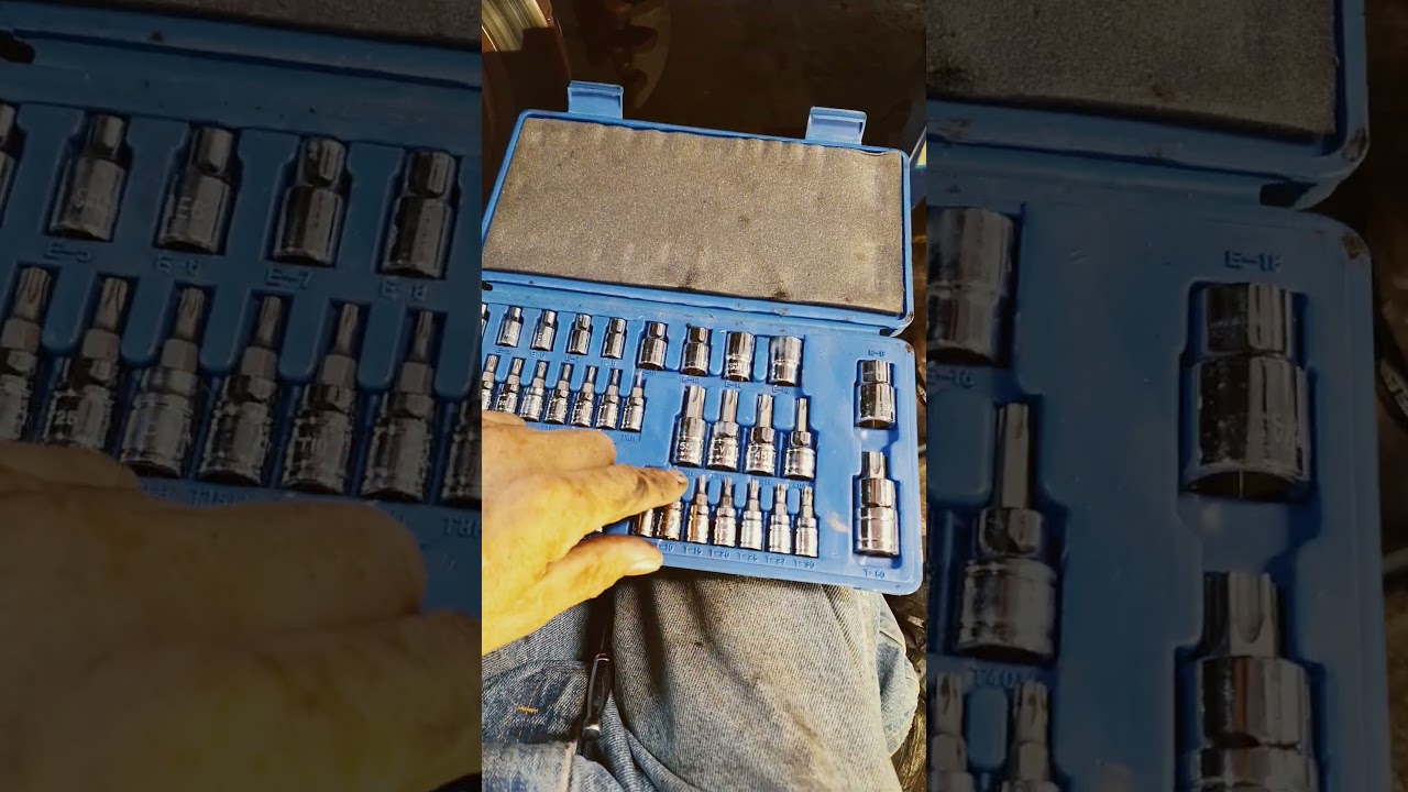 Neiko 10070A Torx Bit Socket and E-Torx Star Socket Set