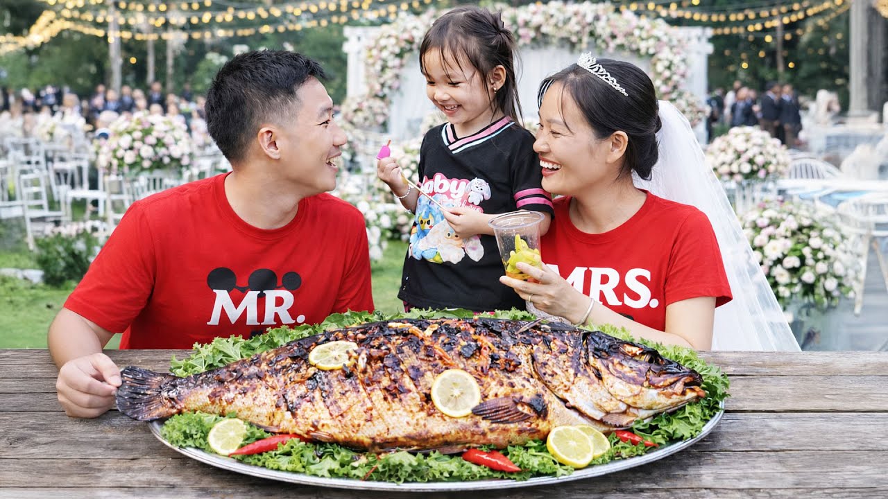 I Love My Family – My Husband Cooks Grilled Fish for Me on Vietnamese Women’s Day