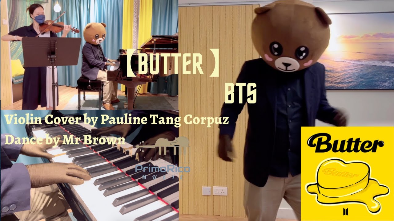 Butter by BTS | Violin Cover by Pauline Tang Corpuz | Dance by Mr Brown | PrimoRico Music