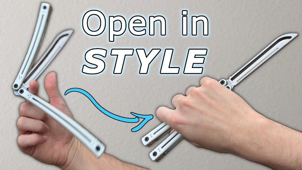 Flashy Balisong Opening Tutorial - (Intermediate)