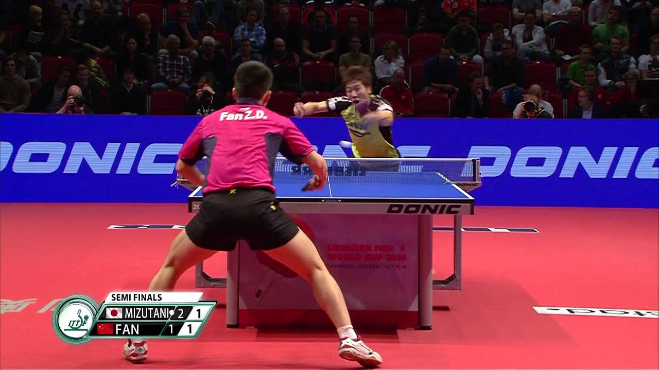 2015 World Cup MS-SF Jun Mizutani - Fan Zhendong (full match|short form in HD)