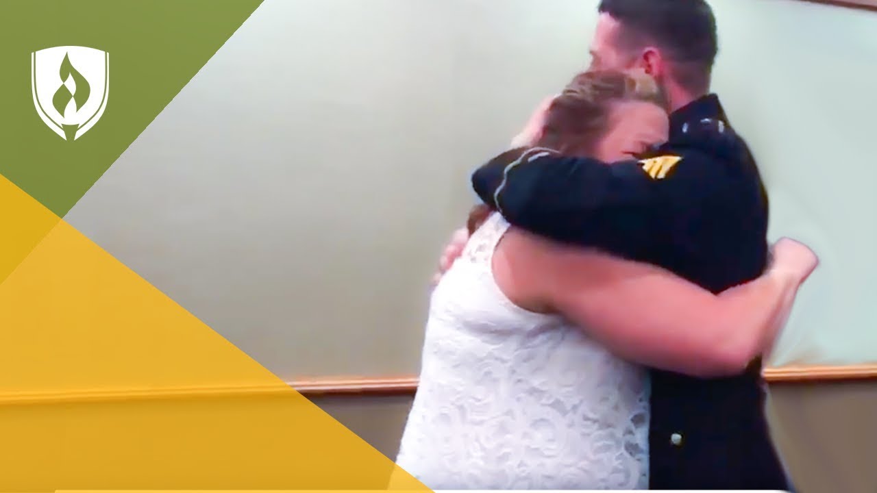 Rasmussen Nursing Student Receives Surprise of a Lifetime [Pinning Ceremony]