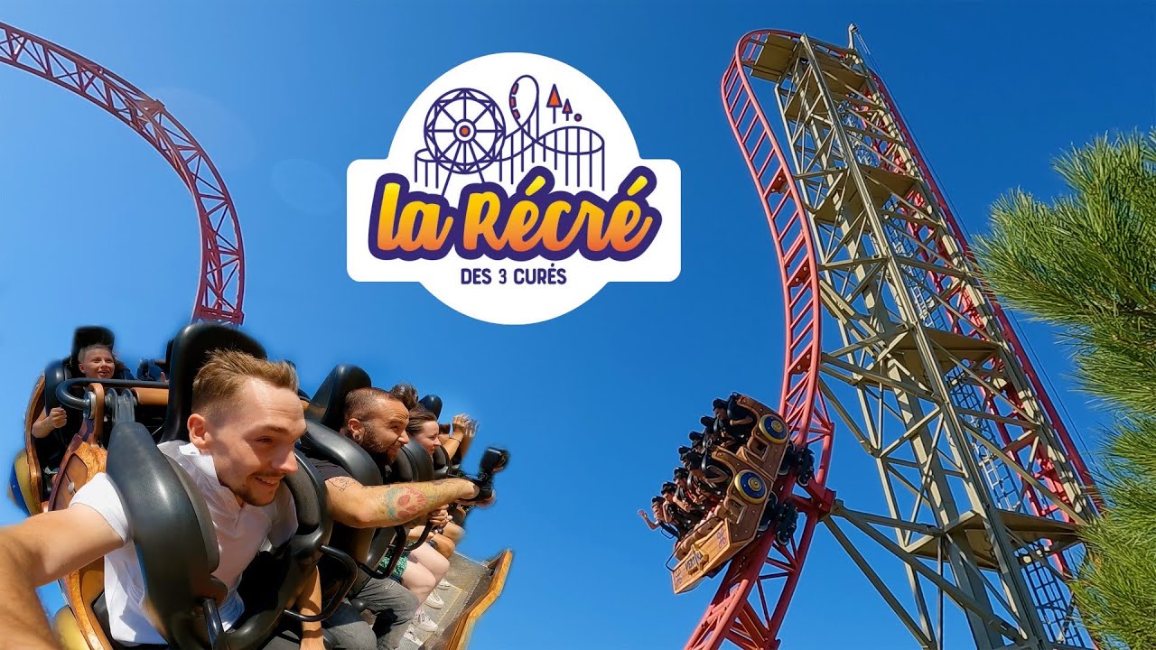 🎢Visite à la Récré des 3 Curés 😇 un PETIT PARC avec un ROLLER COASTER INTENSE (Vertika) - Tr.4