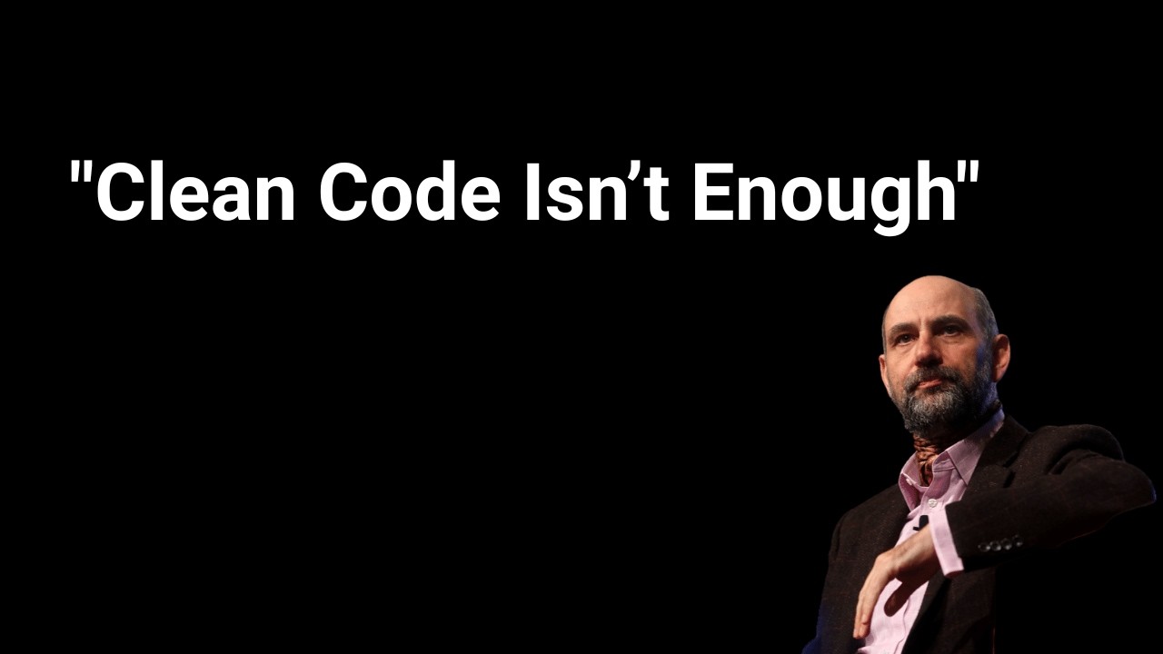 Why Clean Code Isn&rsquo;t Enough &mdash; Martin Fowler on the Real Reason to Refactor