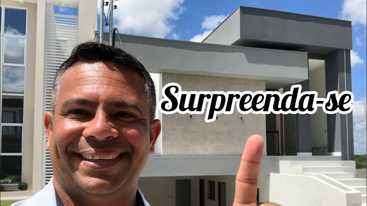 # 55 Casa Térrea de Alto Padrão com subsolo no Condomínio Park Ville em Campina Grande