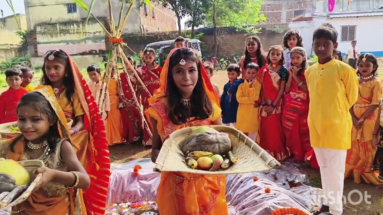 Chhath Puja 2024. Act performed by Happy Hours School. Jarmundi. #school #chhathpuja #chhath