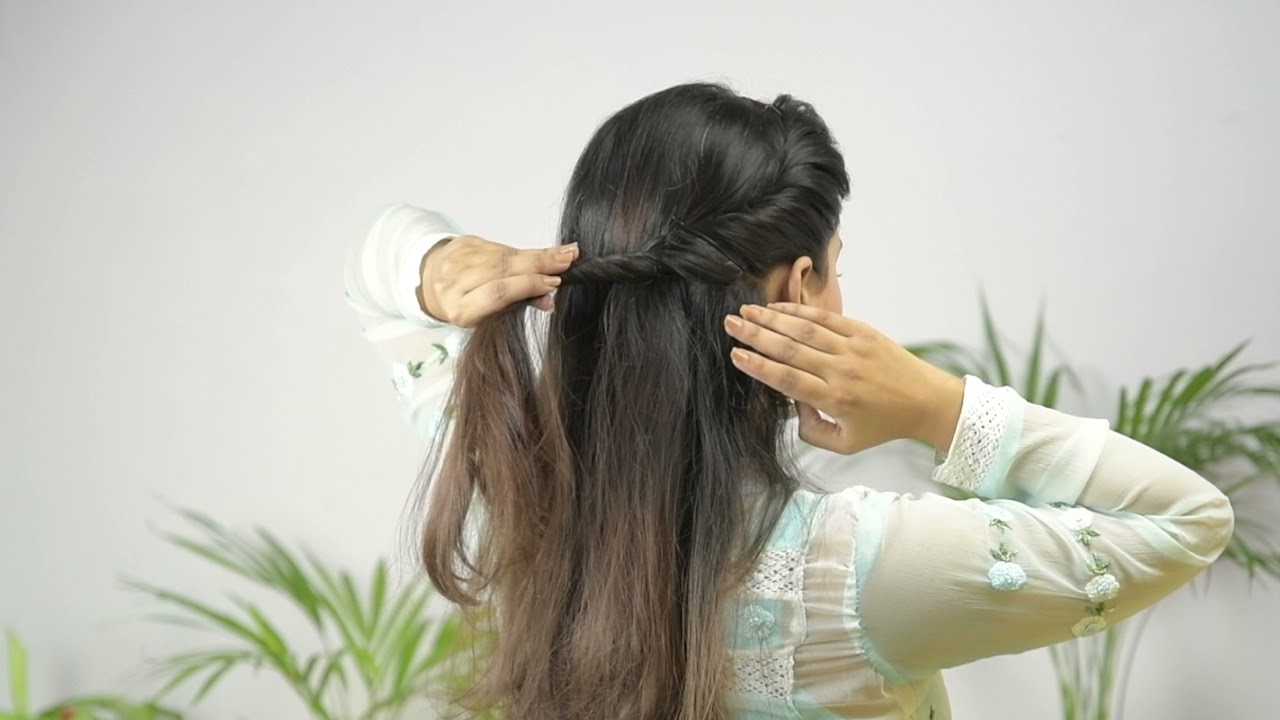 Festive Hairstyle|Selfmade|Step By Step|Beautybook By Asmita