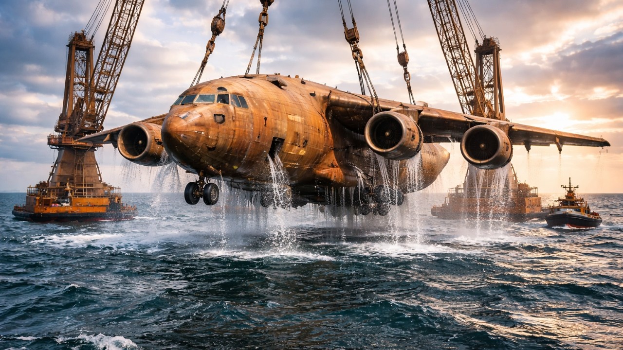 Restoring the Legendary C-130 Hercules Lost for 30 Years in the Atlantic Ocean
