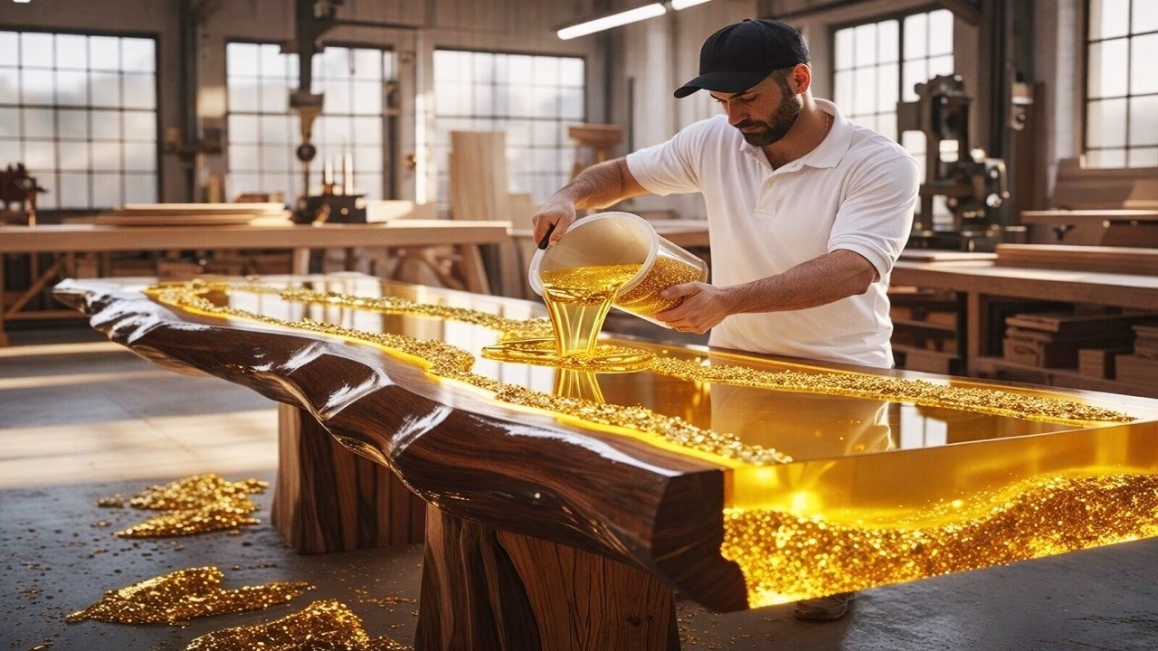 We Built a Million Dollar Gold Table… and the Result Shocked Us!