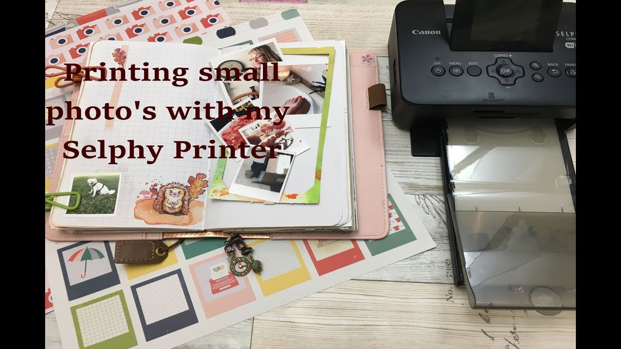 How I print small photos for my journal with the Canon Selphy