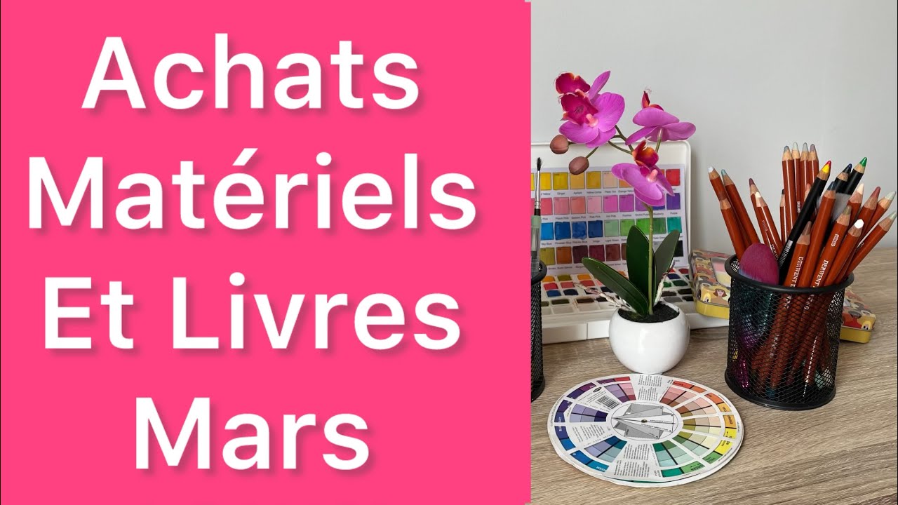 Achats matériels et livres pour Mars .