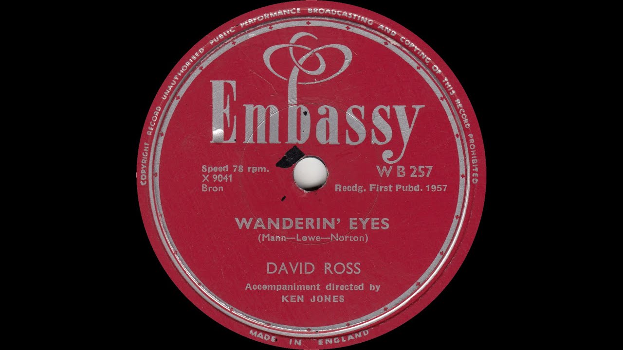 David Ross - Wanderin' Eyes