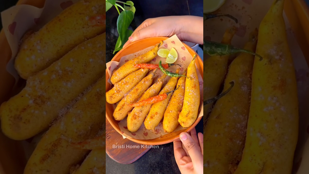 Вы бы никогда не сделали это настолько уникальным! #шорты #bristihomekitchen #baiganpakoda