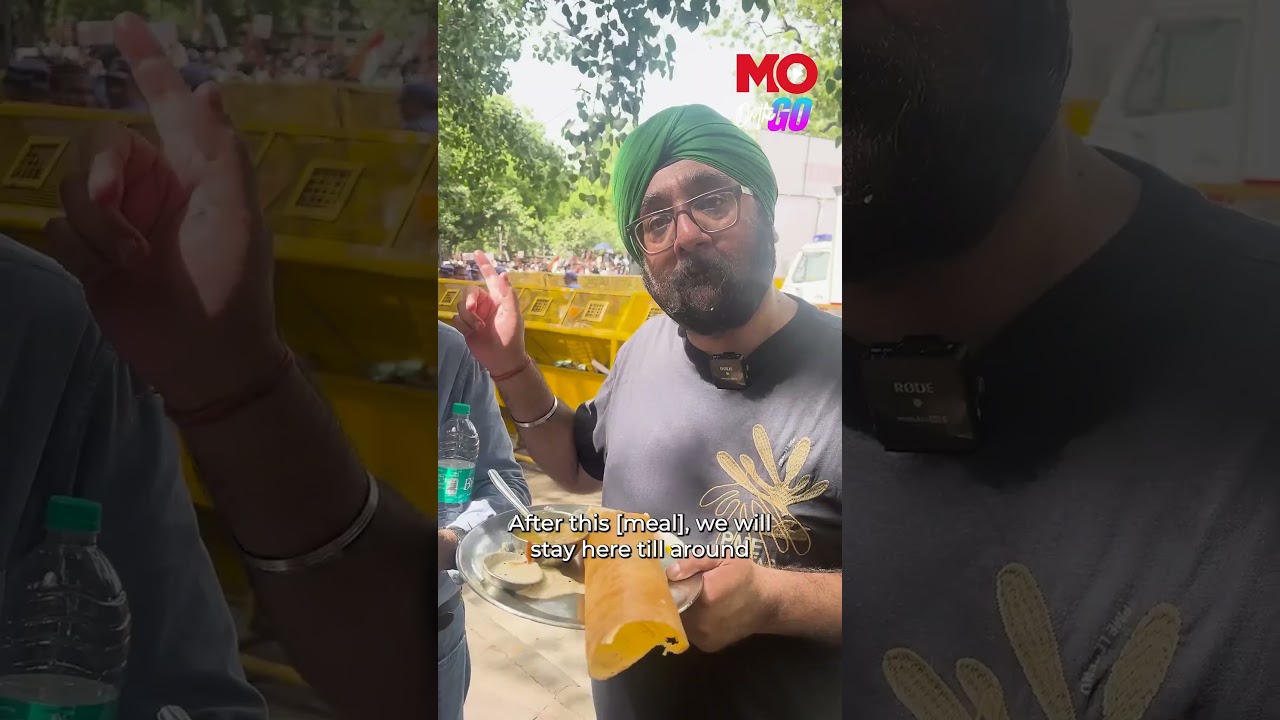 CJP Protest At Delhi's Jantar Mantra Over Exam Papers Leak: Food Beside Jantar Mantar Protest Site