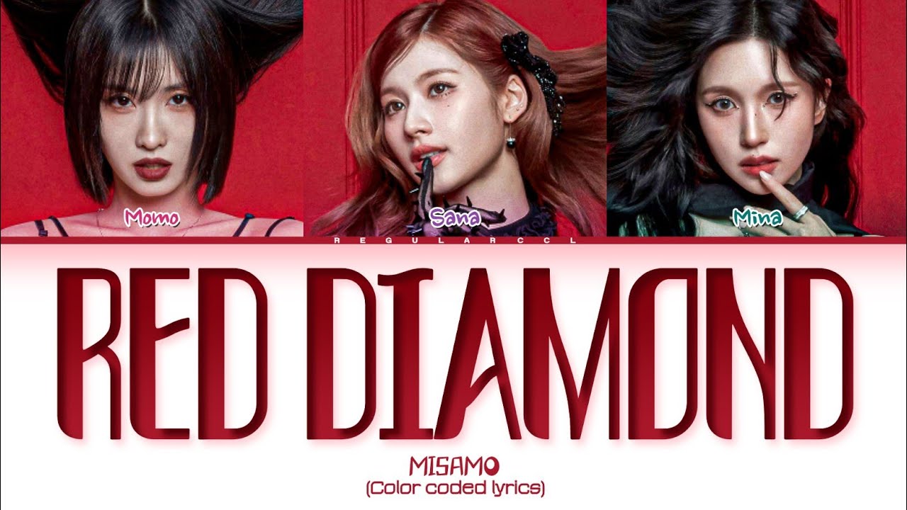 MISAMO 'Red Diamond' lyrics (Color coded lyrics)