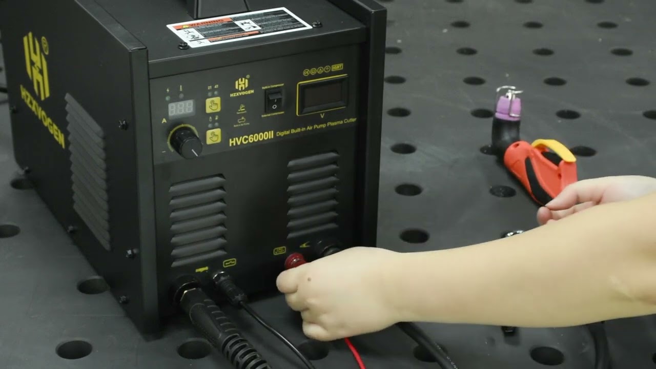 Аппарат плазменной резки HZXVOGEN HVC6000II, Встроенный компрессор для резки